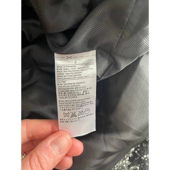 Banana Republic Lace Blazer Dark Romantic Corporate Office Executive Career Wear - Picture 9 of 10